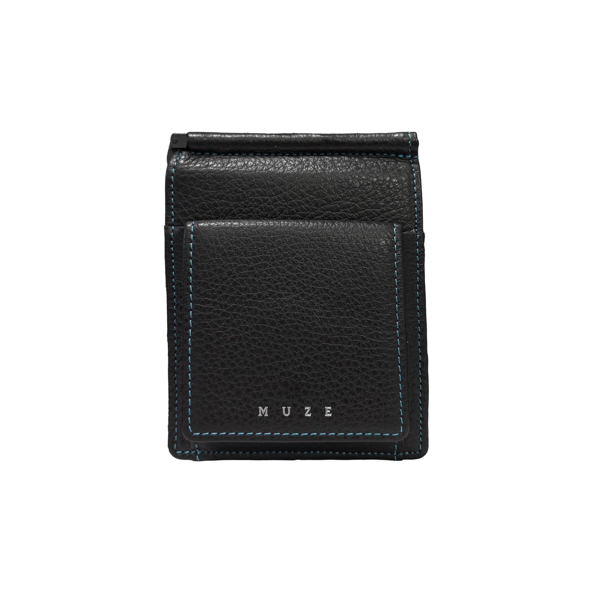 MUZE -【LEATHER MONEY CLIP WALLET(BLACK)】ミューズ レザー マネー