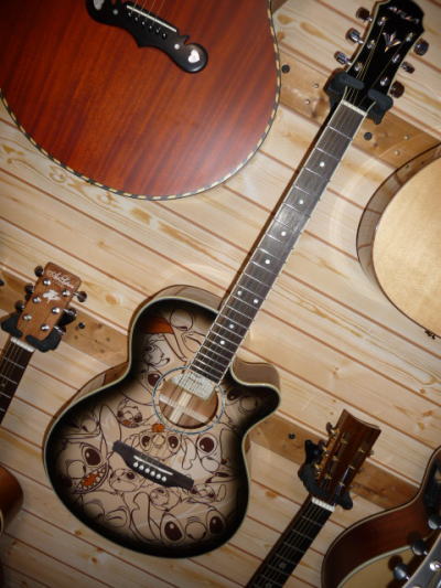 アコギ ARIA ディズニーコラボ スティッチ