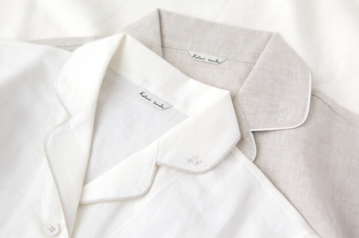 年中使える 「ラグジュアリー・パジャマ」 (リネン / レディース