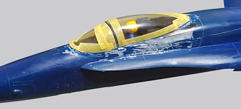 ハセガワ 1/72 F-18 ブルーエンジェルス の製作（その19）: DTP…って
