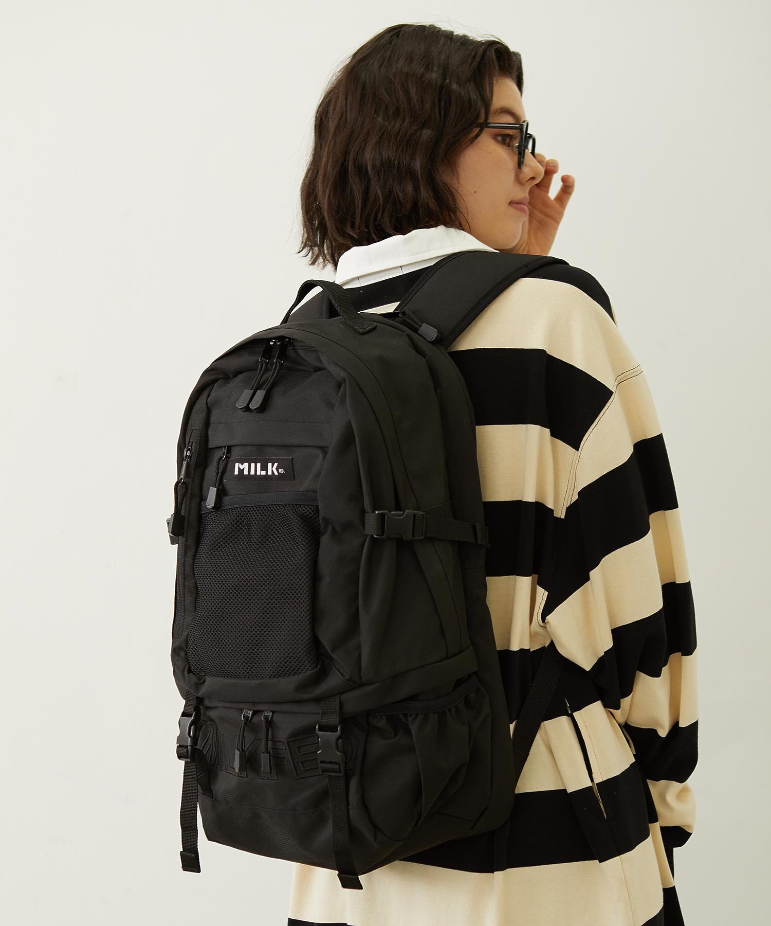 定番】NEO EMBROIDERY BIG BACKPACK BAR MILKFED. – calif（カリフ