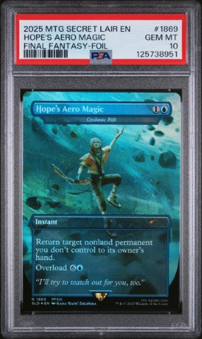 2025 Magic The Gathering Secret Lair Drop #1869 Hope'S Aero Magic Fina