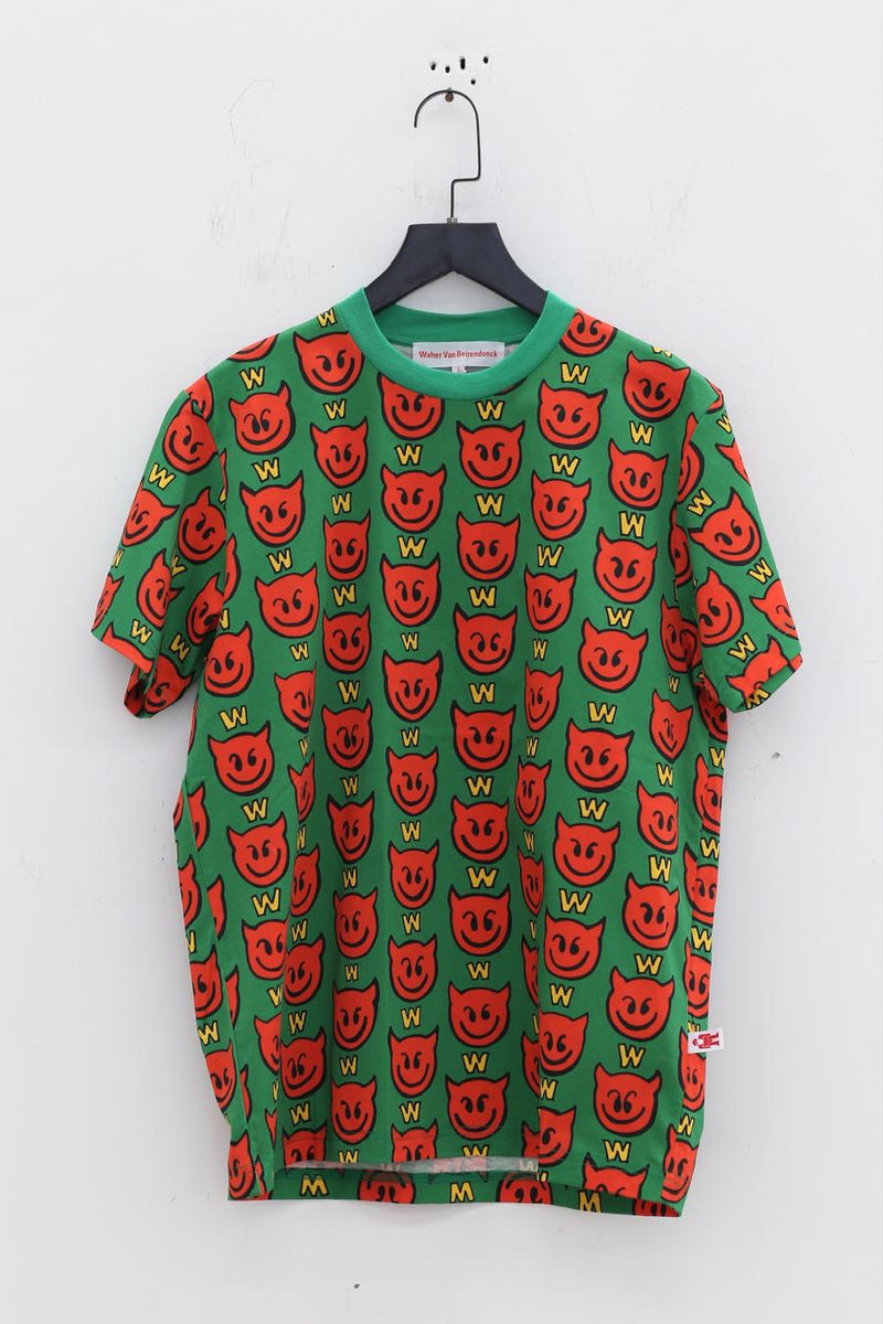 Walter Van Beirendonck Devil T-shirt WVB-8019-LV Green