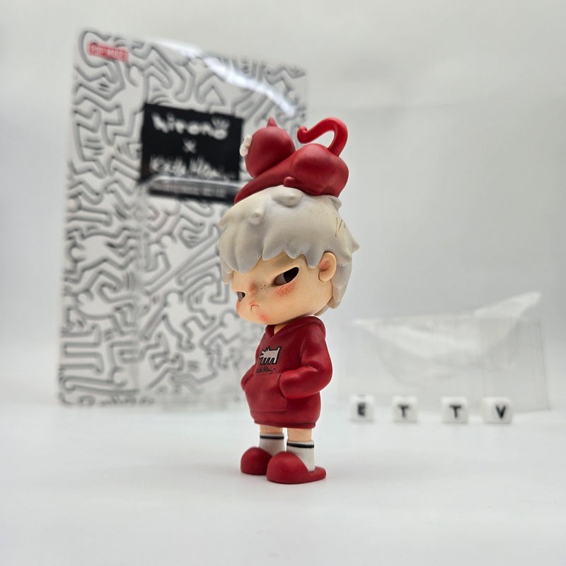 POPMART Hirono Keith Haring Figure (Signed by Artist Lang) – ETTV