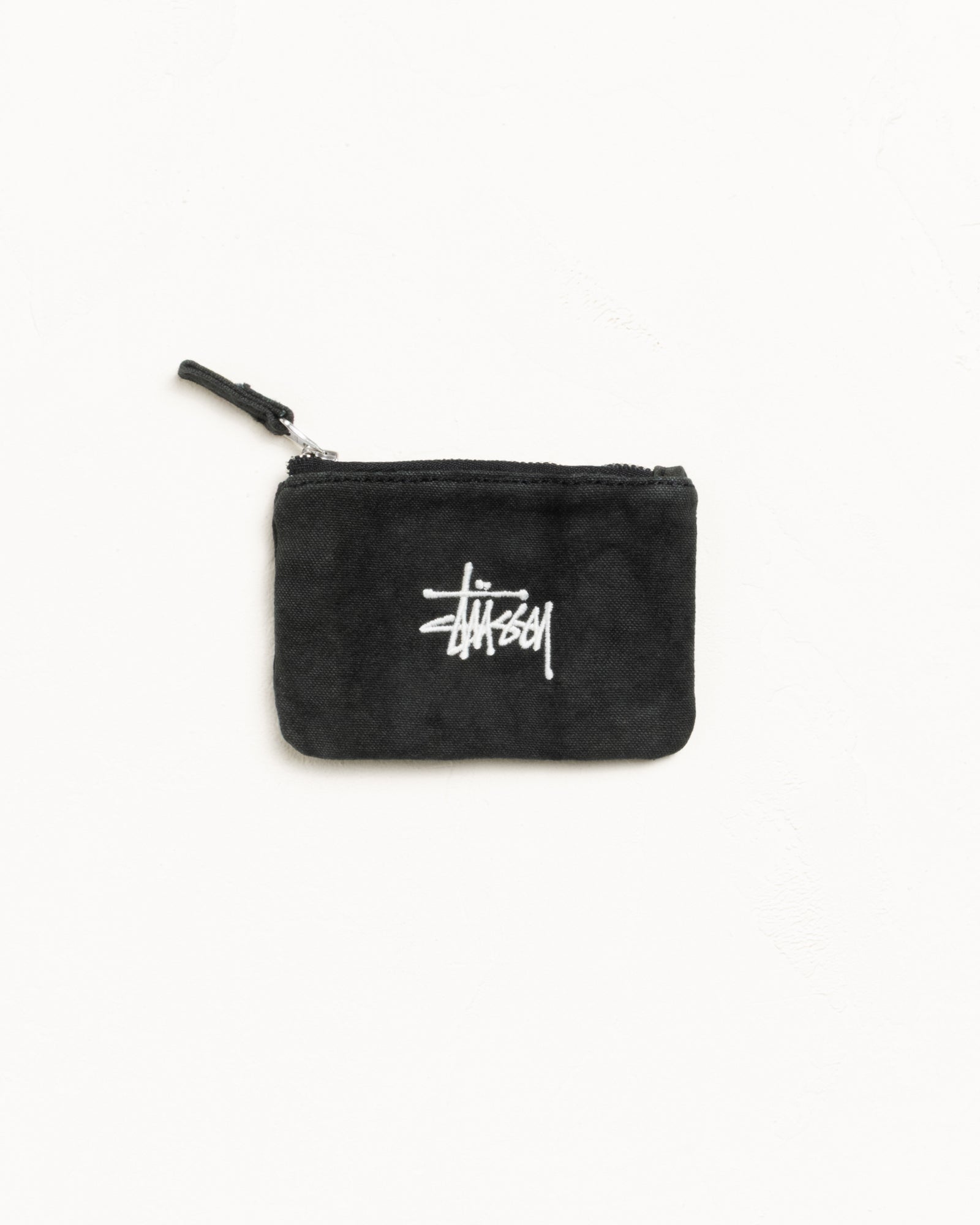 Canvas Coin Pouch – Washed Black | Accessories | Stüssy Europe