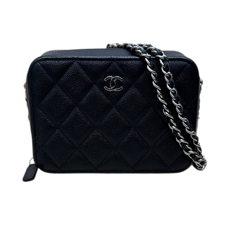 シャネル CHANEL マトラッセ ミニカメラバッグ AP2426 ブラック