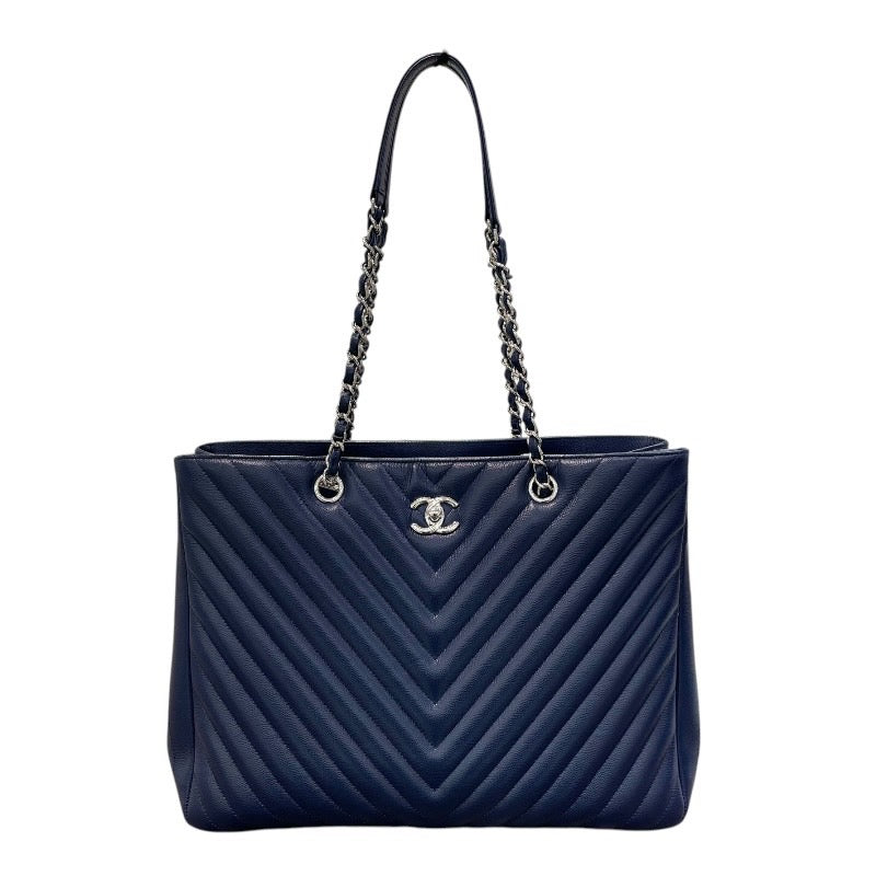 シャネル CHANEL vステッチチェーンショッピングトート A91046