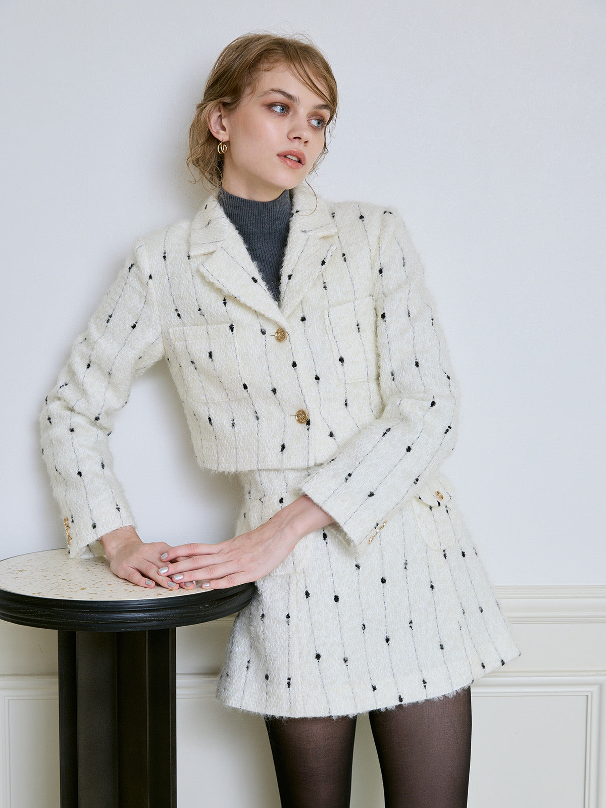 キャンディーツイードショートジャケット