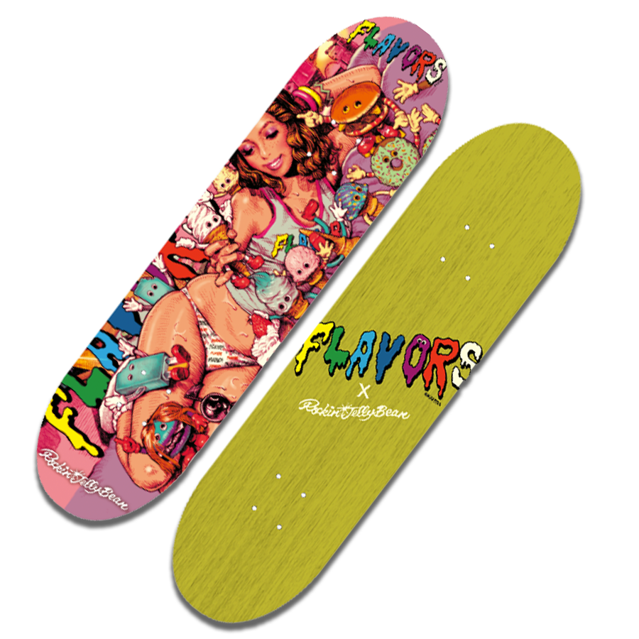 FLAVORS x Rockin'Jelly Bean” Skate Deck – EROSTIKA