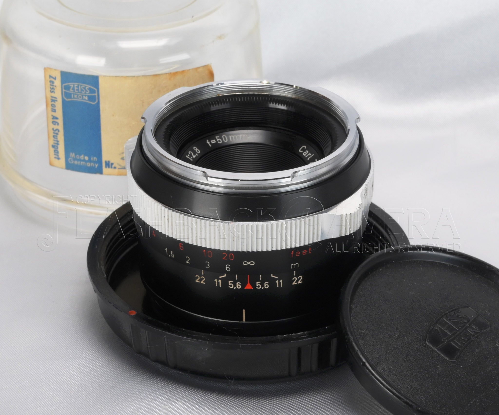 Tessar 50mm f2.8 (Contarex) Black – FLASHBACK CAMERA