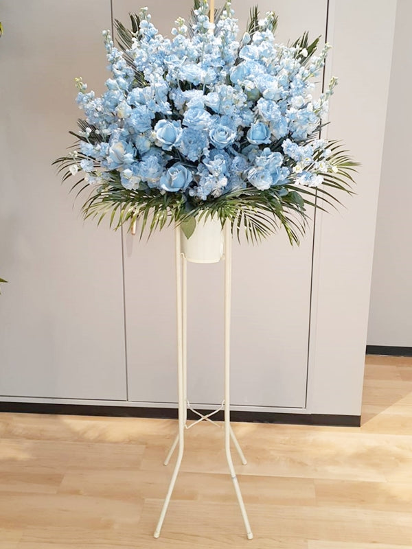 水色系 スタンド花1段 soran-st1010 – Flower Shop Soran