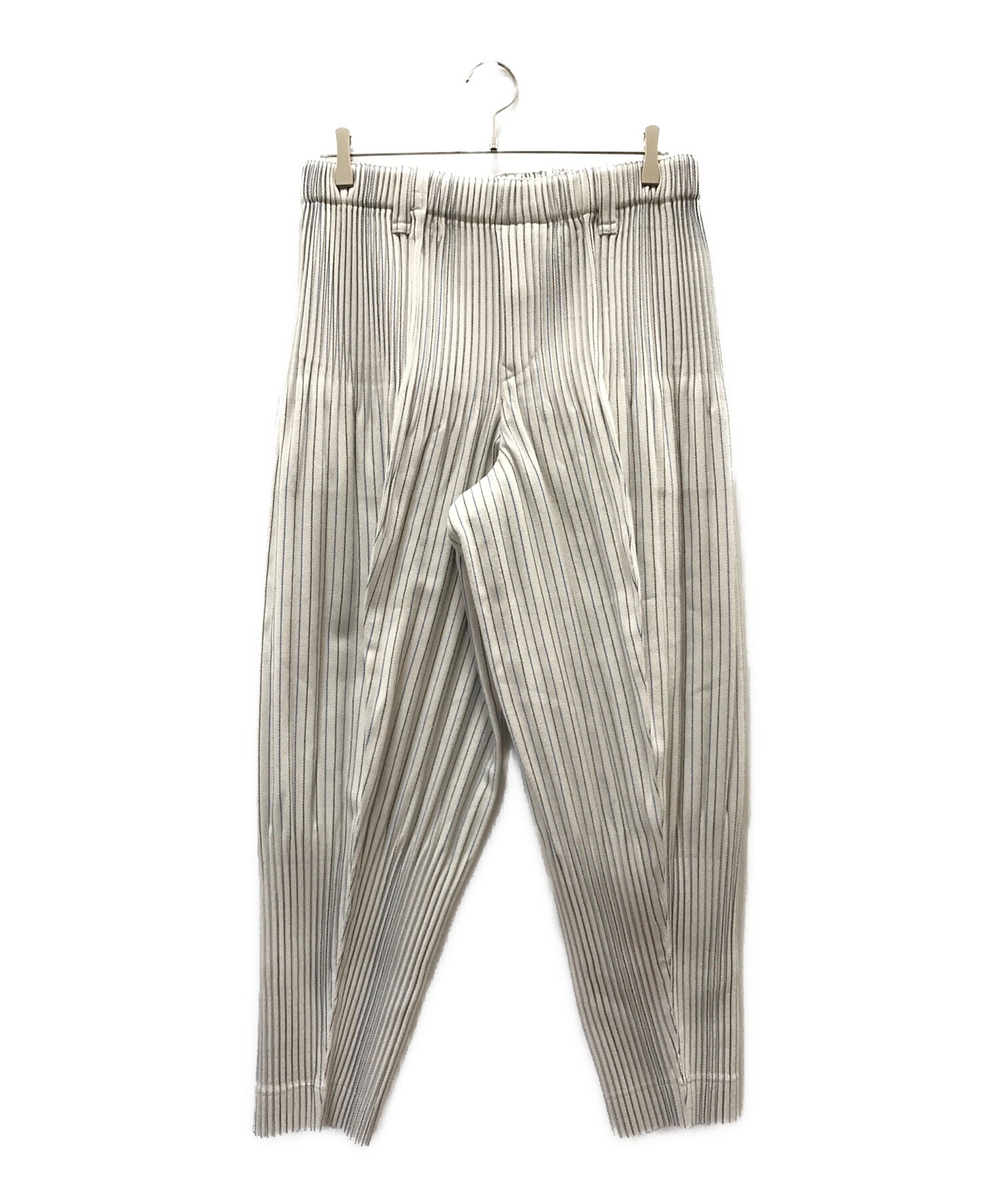 Pre-owned] HOMME PLISSE ISSEY MIYAKE Tweed Pleated Stripe Pants