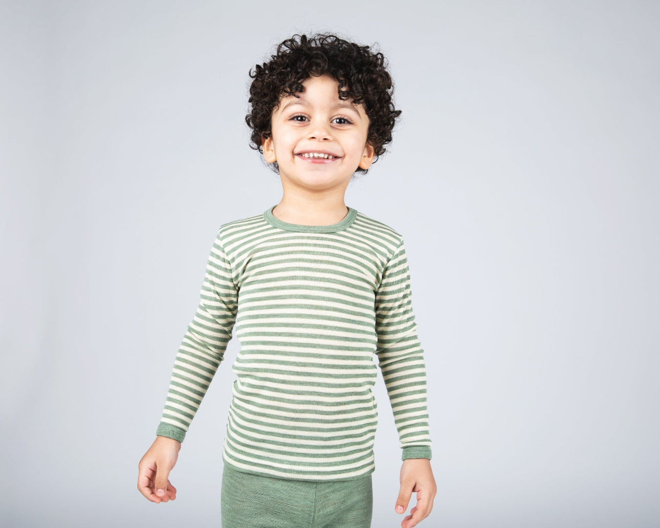 Wool striped long-sleeve shirt – Bigelow Lane