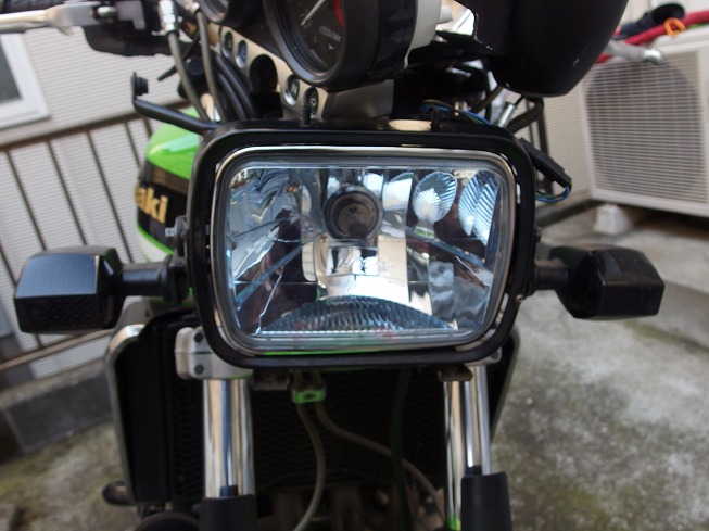 zrx400 ビキニカウル純正ライト、ステー、ウインカーセット
