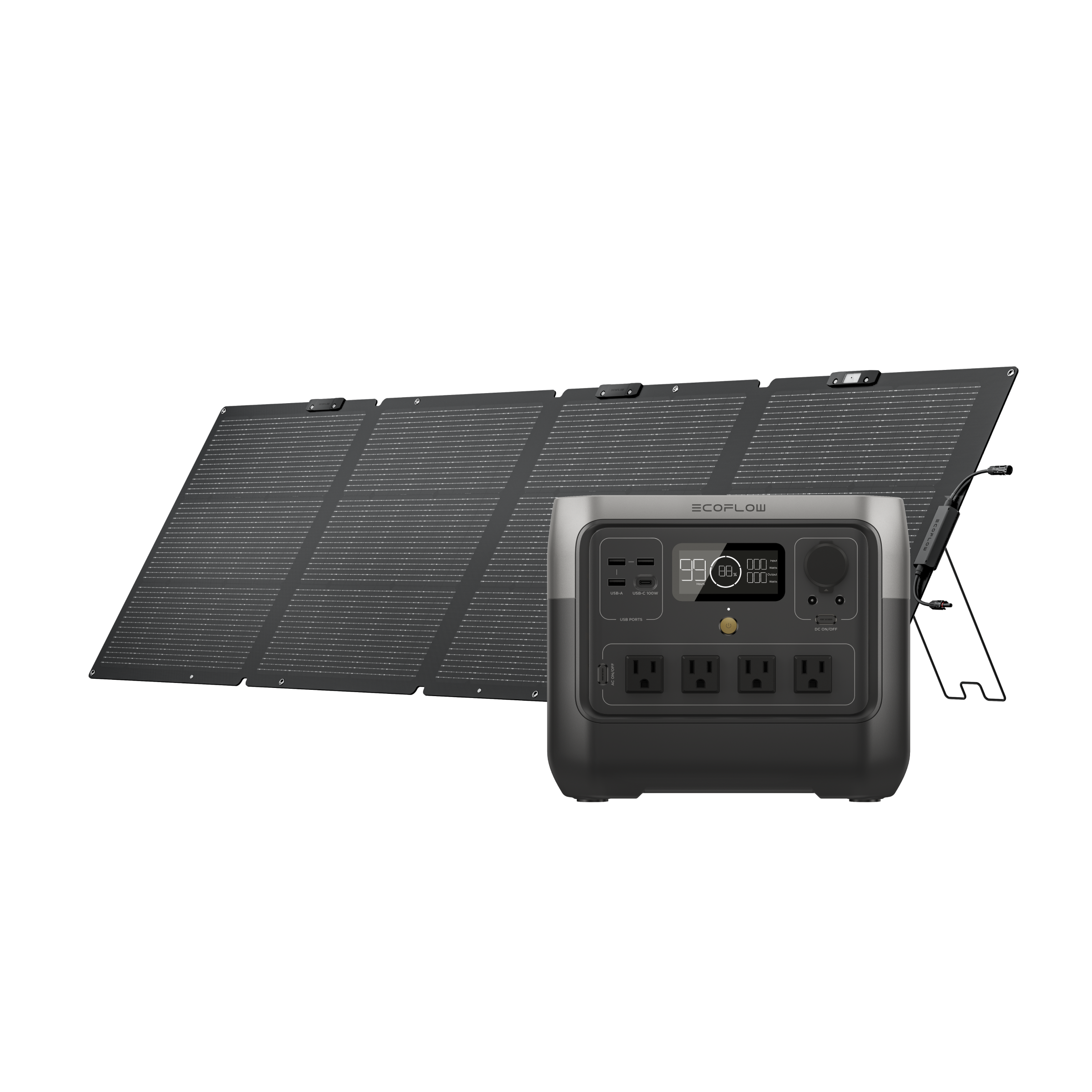 RIVER 2 Pro + 220W片面ソーラーパネルGen2｜EcoFlow Japan