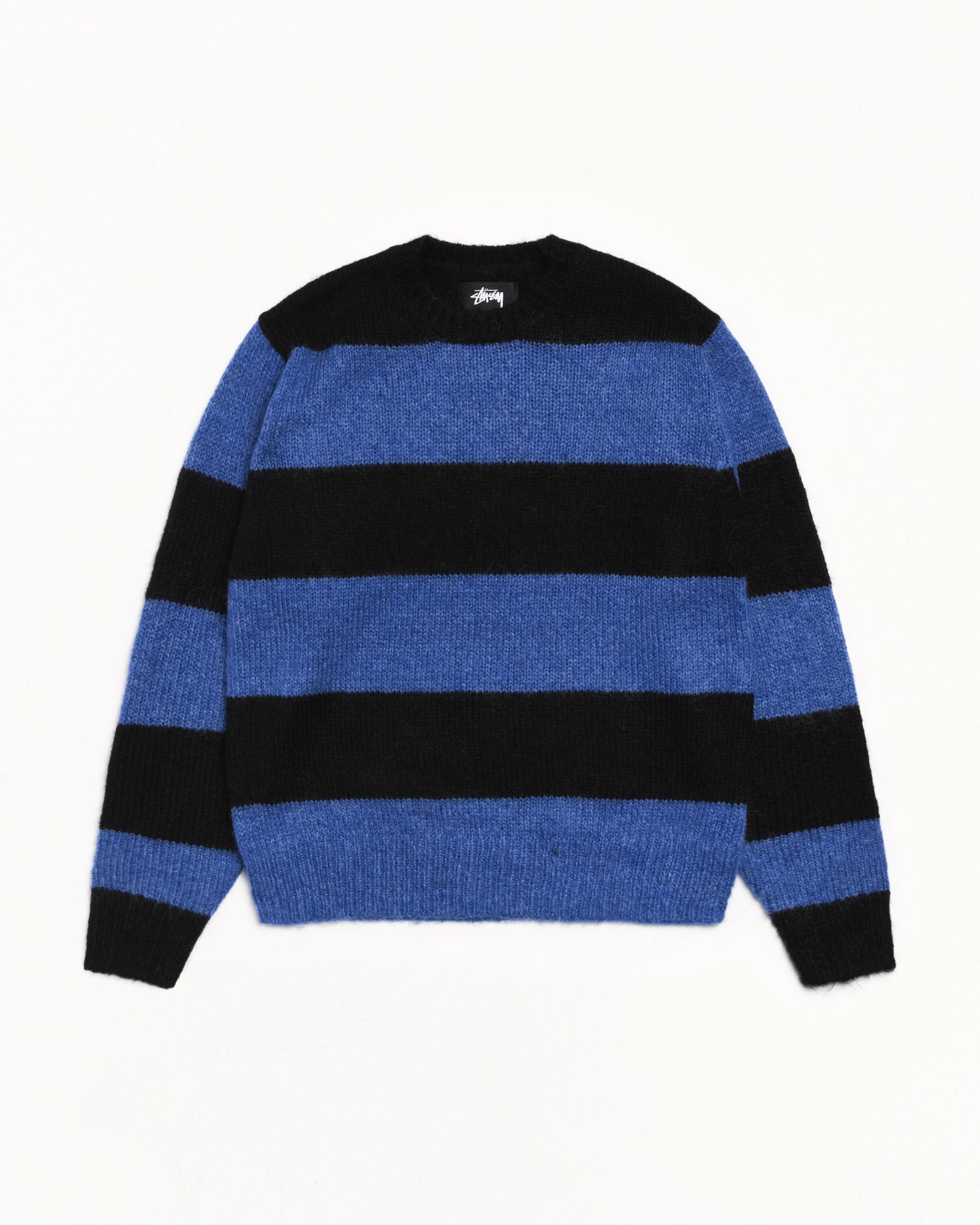 Mohair Stripe Sweater – Blue | Sweaters & Knits | Stüssy Japan