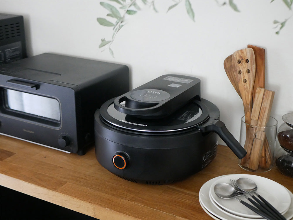 AINX/アイネクス＞全自動調理スマートオートクッカー ブラック