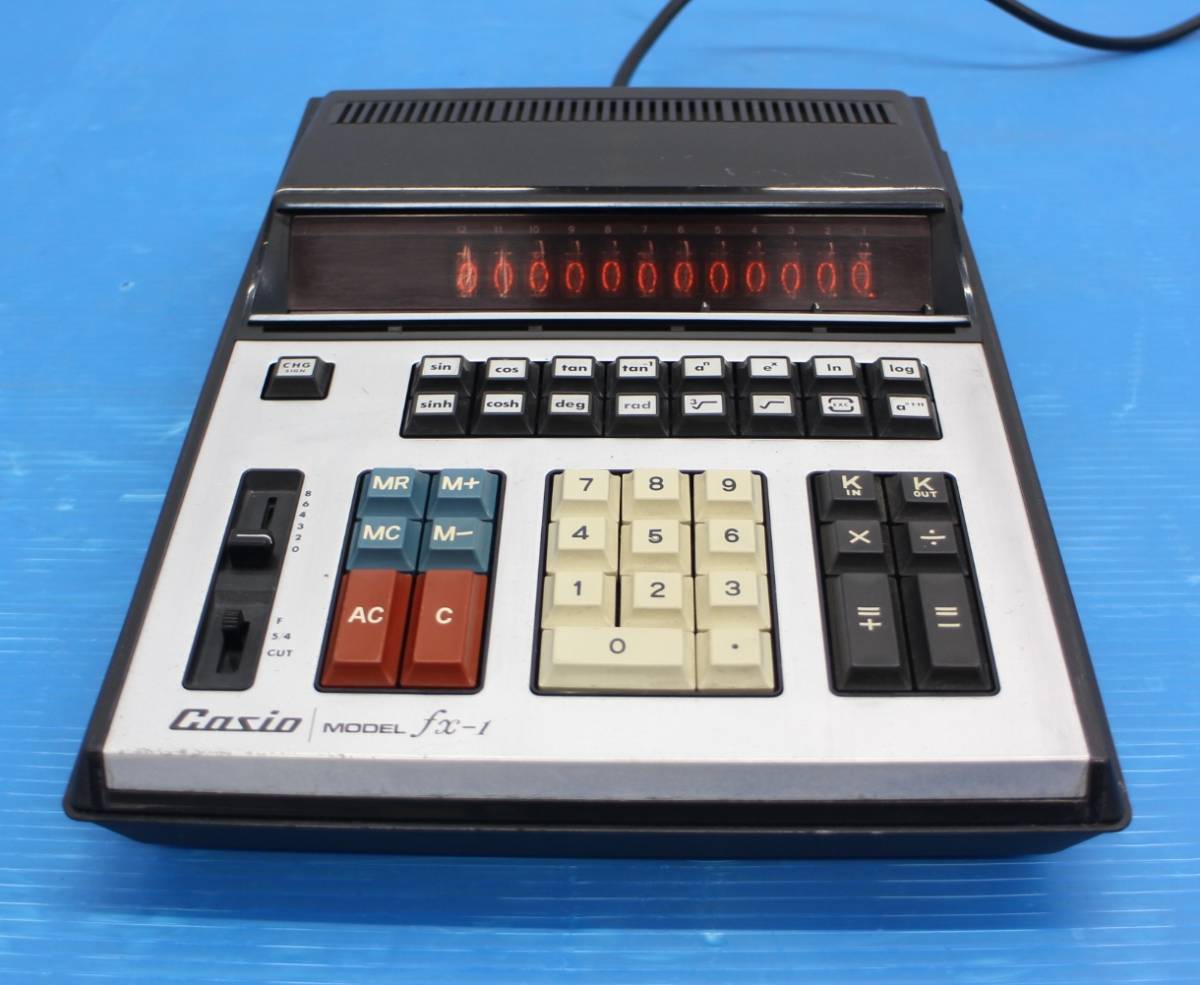 ニキシー管の電卓カシオ√121-Aを発見、即決: 今日を生きた証