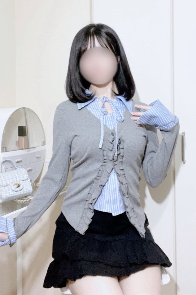 Katie my first katie tシャツ+カーディガン kitt ロングカーディガン