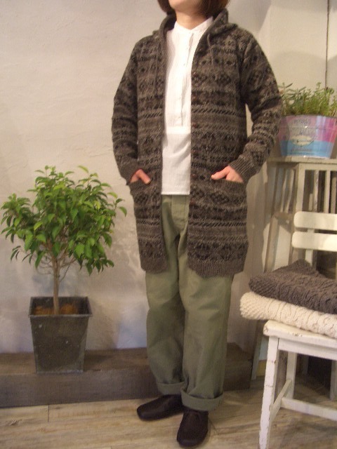 jamieson's（ジャミーソンズ）」フードロングカーディガン – LANDSCAPE