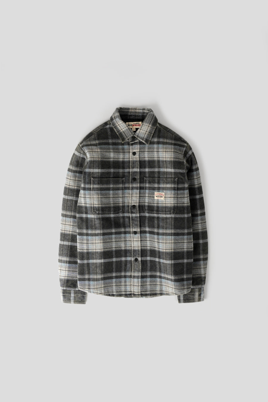 Stussy - BLUE HEAVY PLAID SHIRT – LE LABO STORE