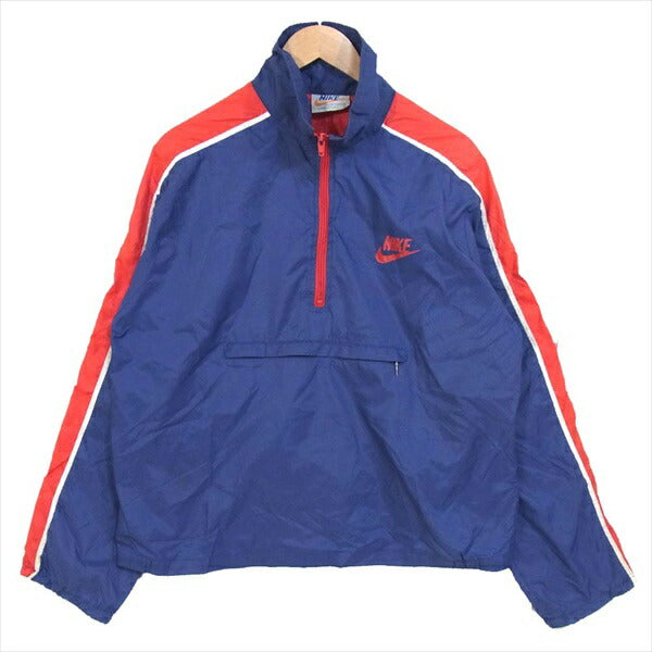 NIKE ナイキ 70's USA オレンジタグ ハーフジップ ナイロンプル