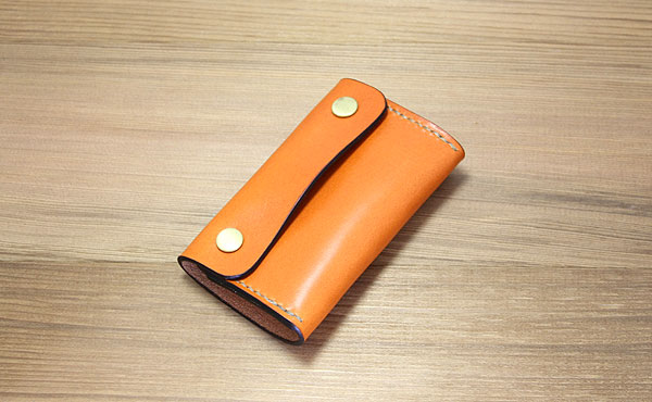 栃木レザー スマートキーケース【オーダーメイド お好みの革色糸色選べ