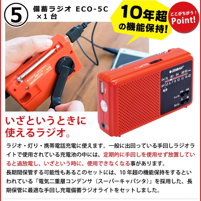 帰宅困難者支援セット あんしん8 ｜ あんしんの殿堂 防災館