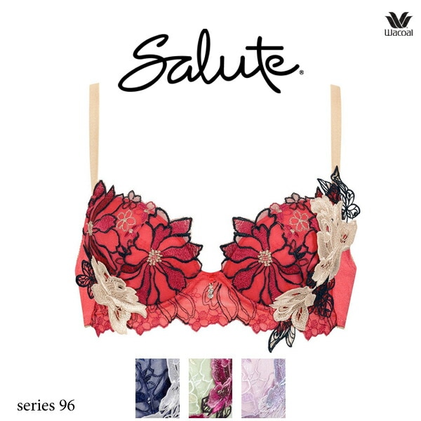 ワコール サルート 96G ブラジャー BTJ496 3/4カップワイヤー P-up