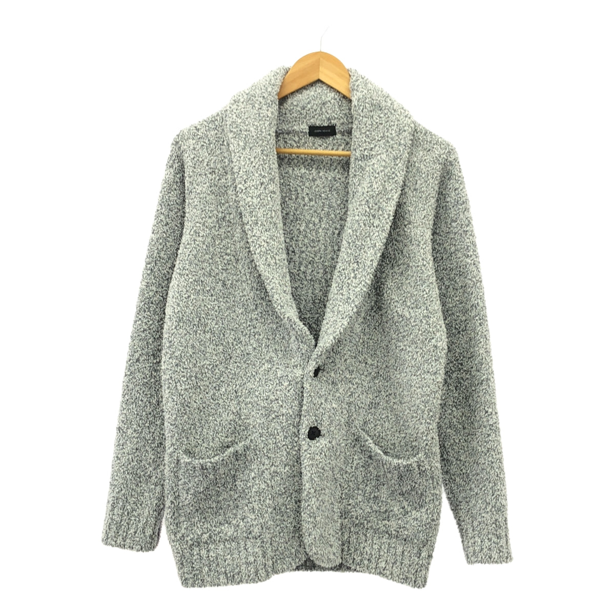 JOSEPH / ジョセフ | HOMME ショールカラー パイル ニット