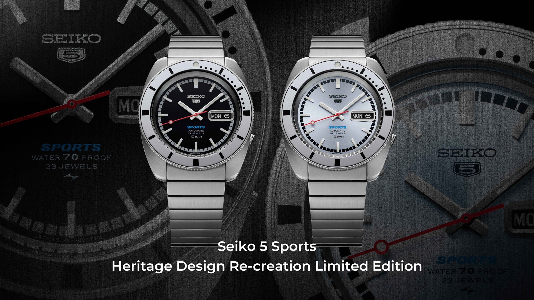 セイコー 5スポーツ＞ ブランド創成期のヘリテージモデルを復刻した