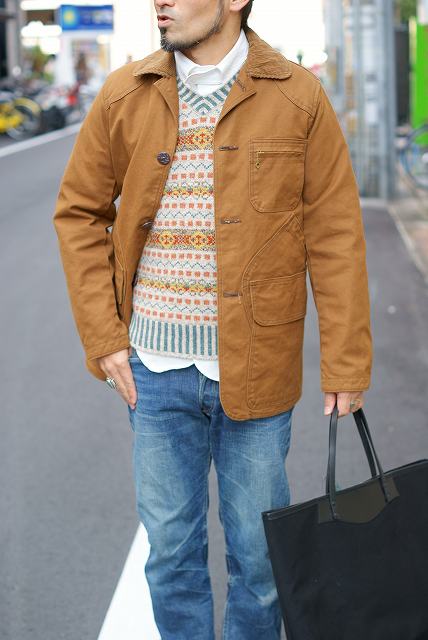 SUGAR CANE (シュガーケーン) 13ozブラウンキャンバス・ハンティング