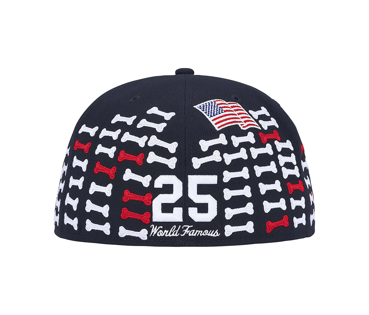 Supreme Bones Box Logo New Era 59Fifty Fitted Hat Navy – Section Store