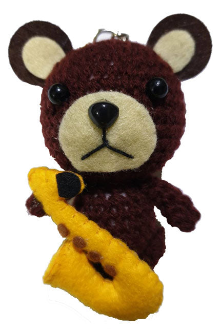 音楽関連グッズ | くまくまお サックスくまお ダークブラウン | ヤマハ