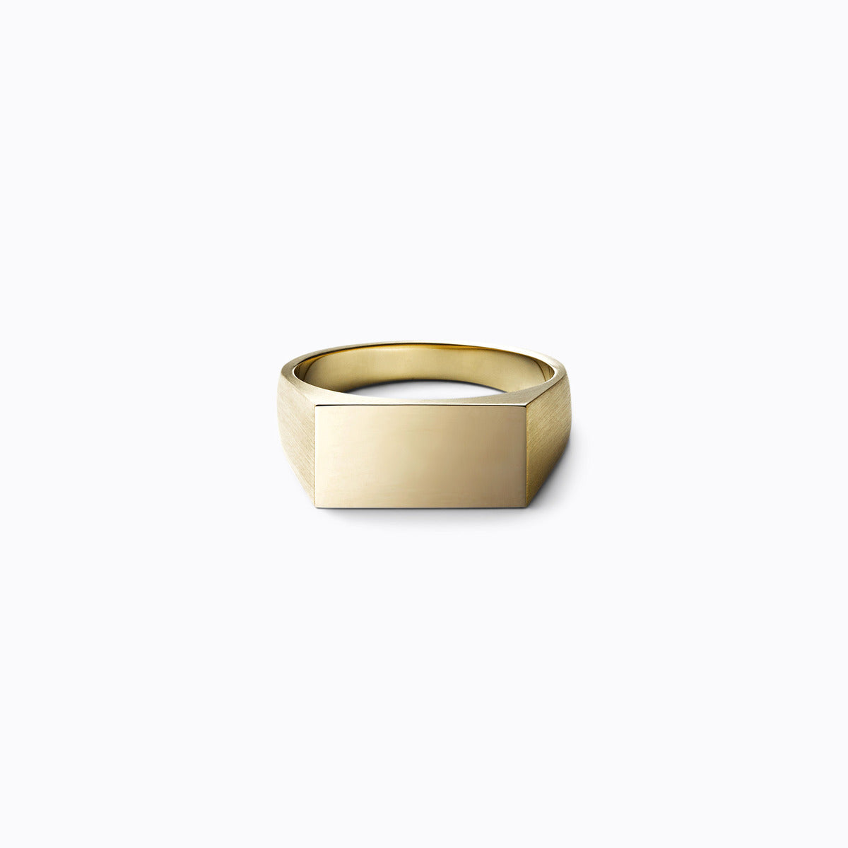 Signet Rectangle Ring L - SHIHARA