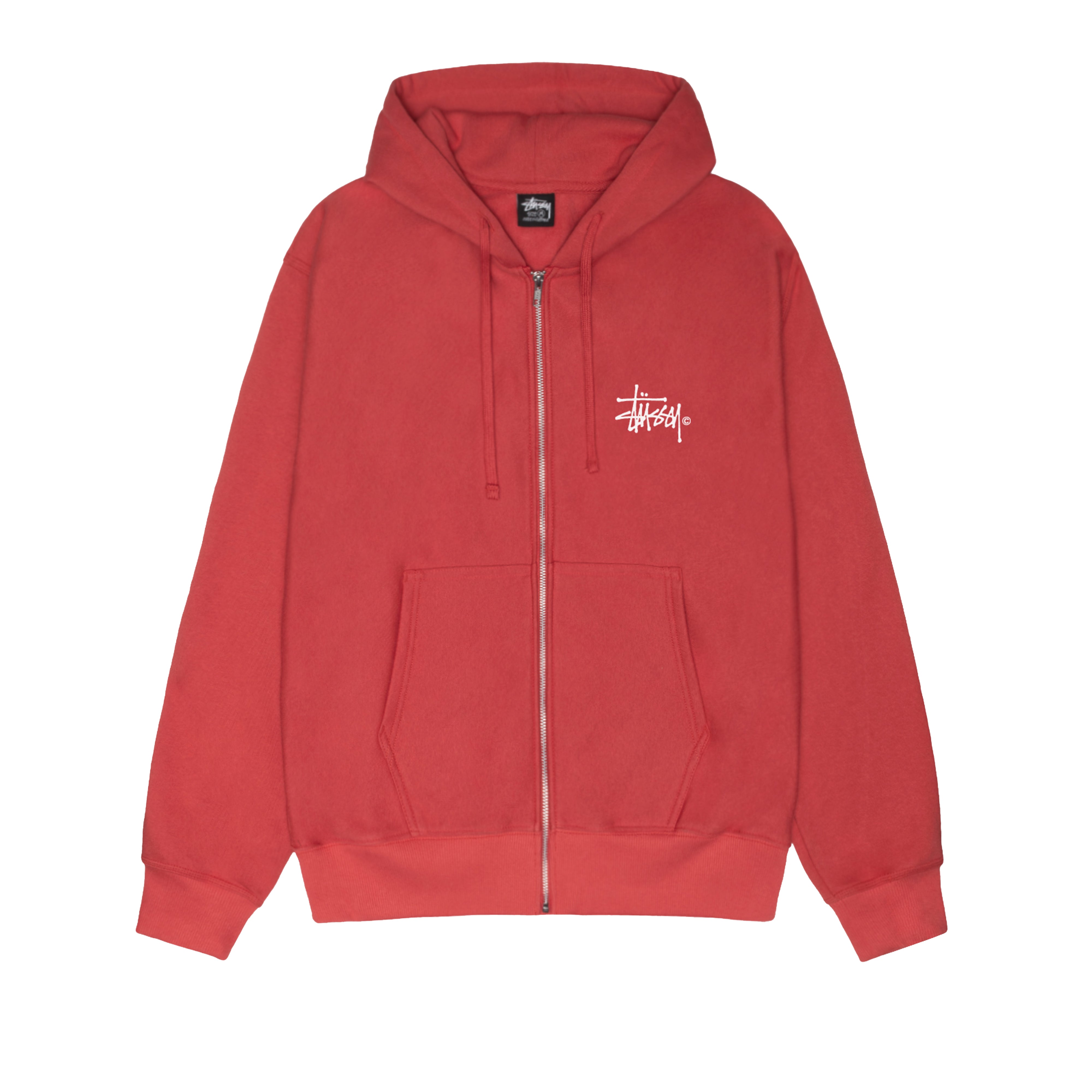 Stüssy: Men's Ist Venus Zip Hood (Pepper) | DSMNY E-SHOP