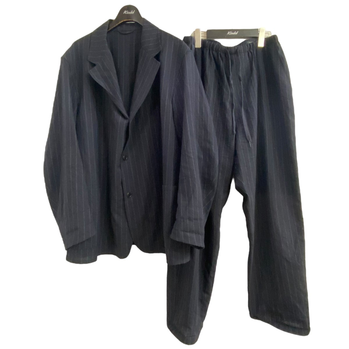 COMOLI(コモリ) 23SS 「ウールストライプジャケット／ウールストライプ