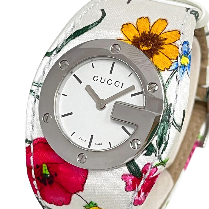 GUCCI/グッチ】 バンデュー フローラ フラワー 104/YA104511 腕時計