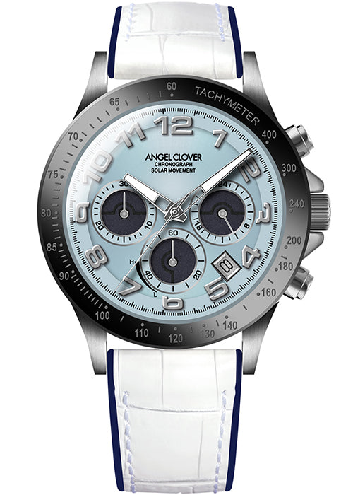 エンジェルクローバー ルーチェ ソーラー LUS44SBU-WH メンズ ブルー
