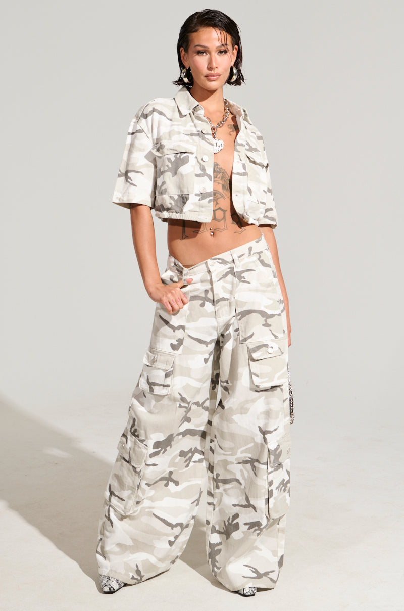 YOUR UP NEXT CAMO CARGO PANT – AKIRA