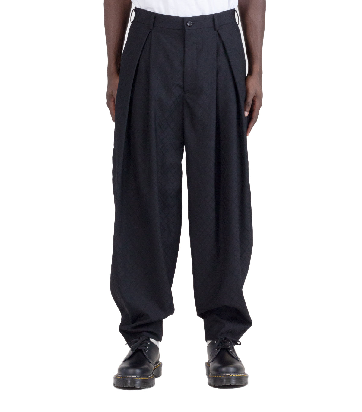 Comme Des Garçons Homme Plus Pleated Pants Black | SOMEWHERE®