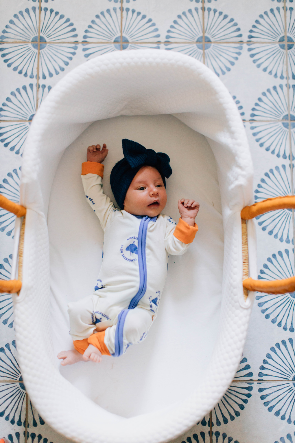 Monsieur Tartine Convertible Romper – Tangerine Rêve