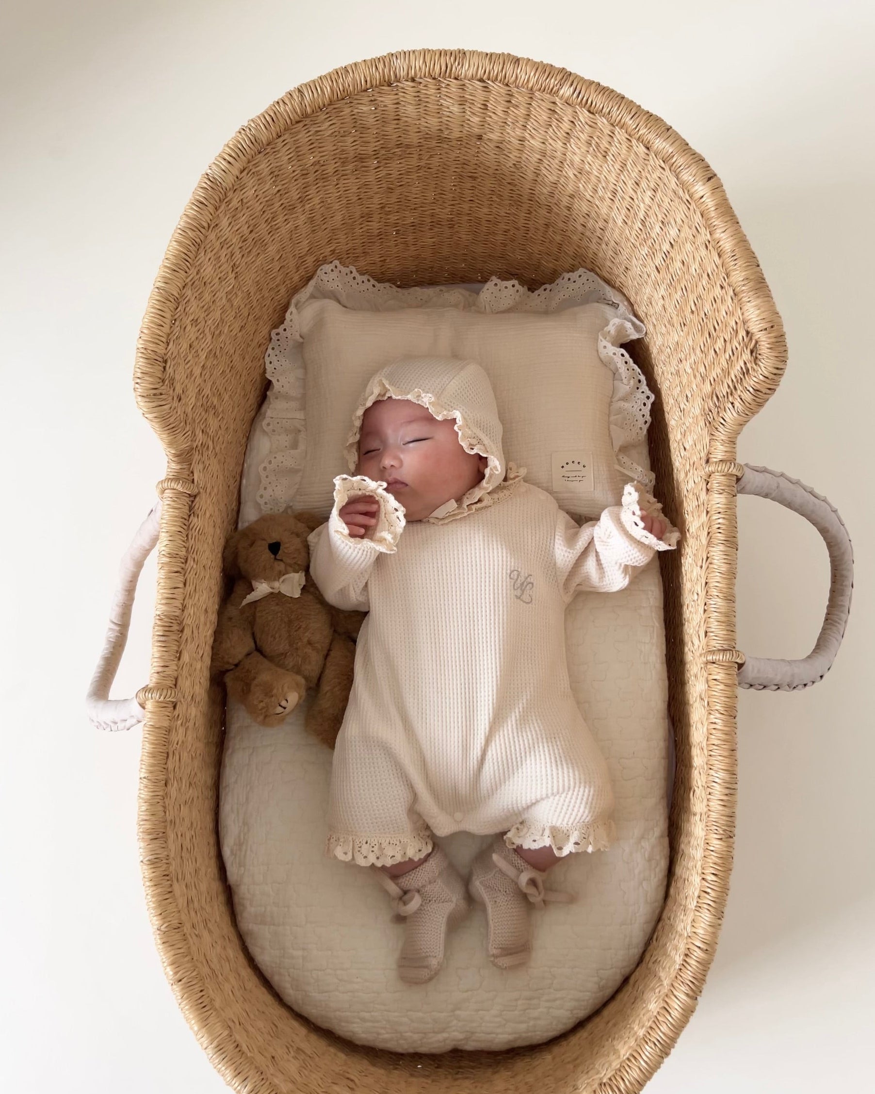 UL ORIGINAL：ニューボーンワッフルロンパースセット – ululu