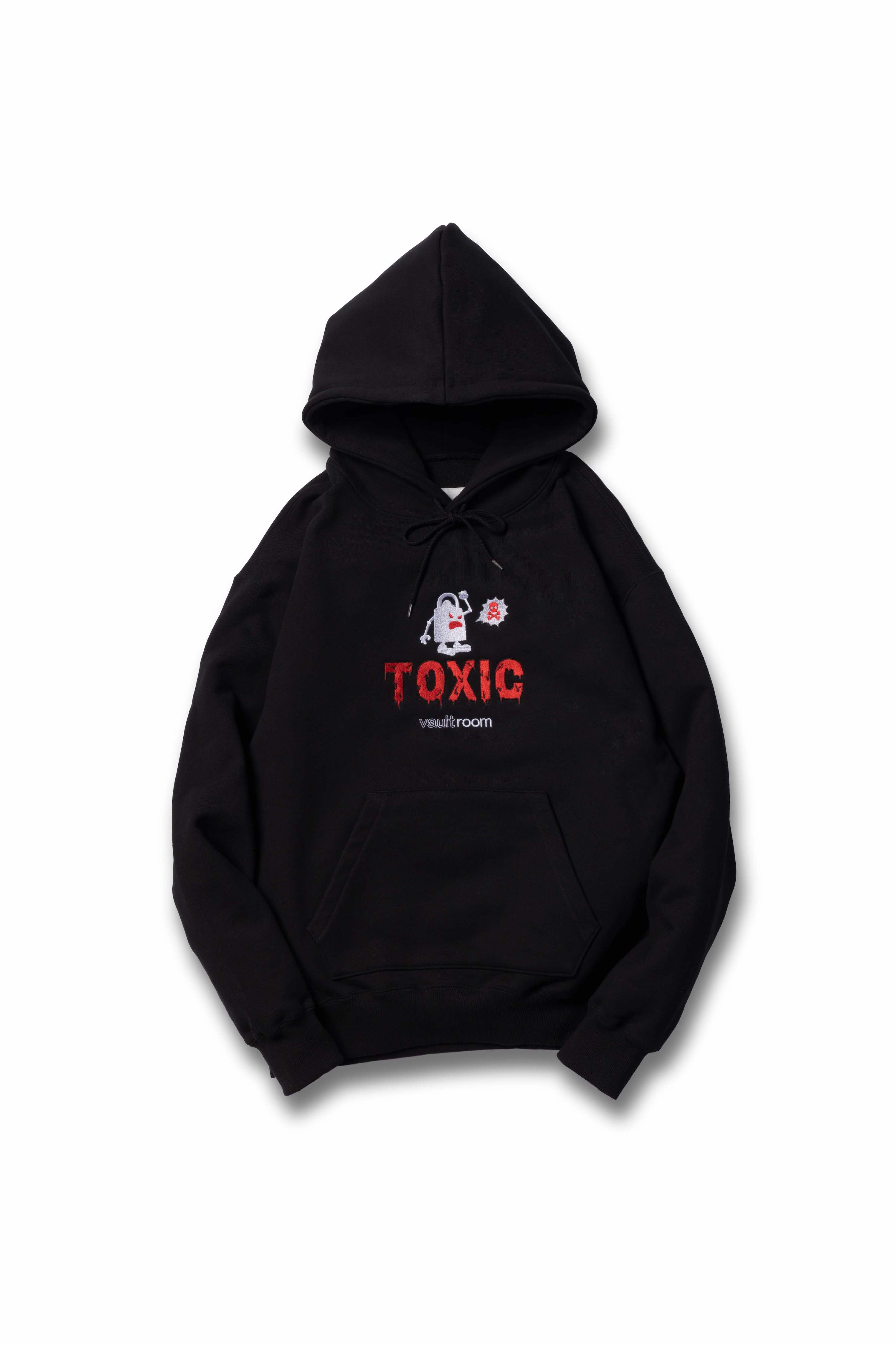 TOXIC HOODIE / BLK – VAULTROOM