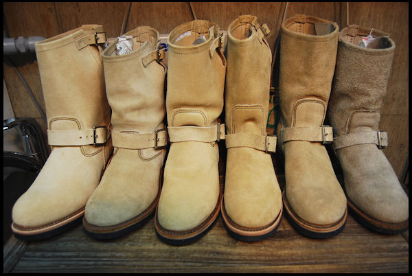 レッドウィング8268スエードエンジニアブーツの変遷。PT83PT91PT99