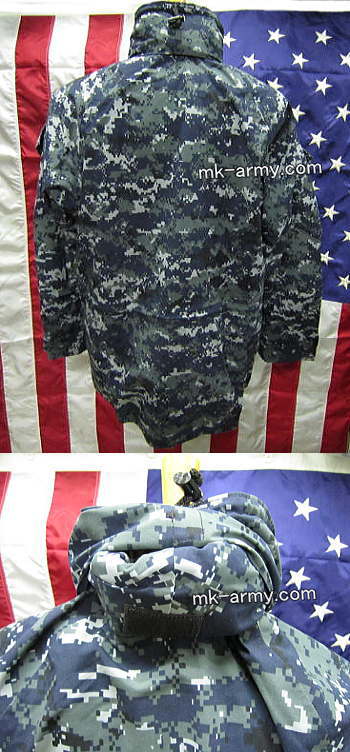 米軍放出品・アメリカ海軍NWUゴアテックスパーカー(Small/R)