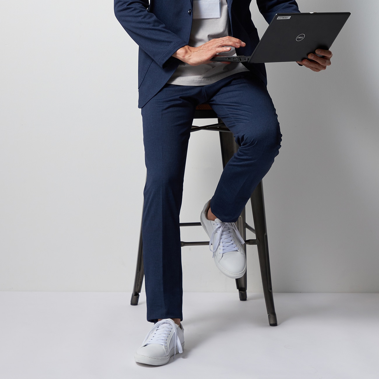 THE THIRD SUITS（SUPERCOOL） スラックス 高通気 裾上げ済み