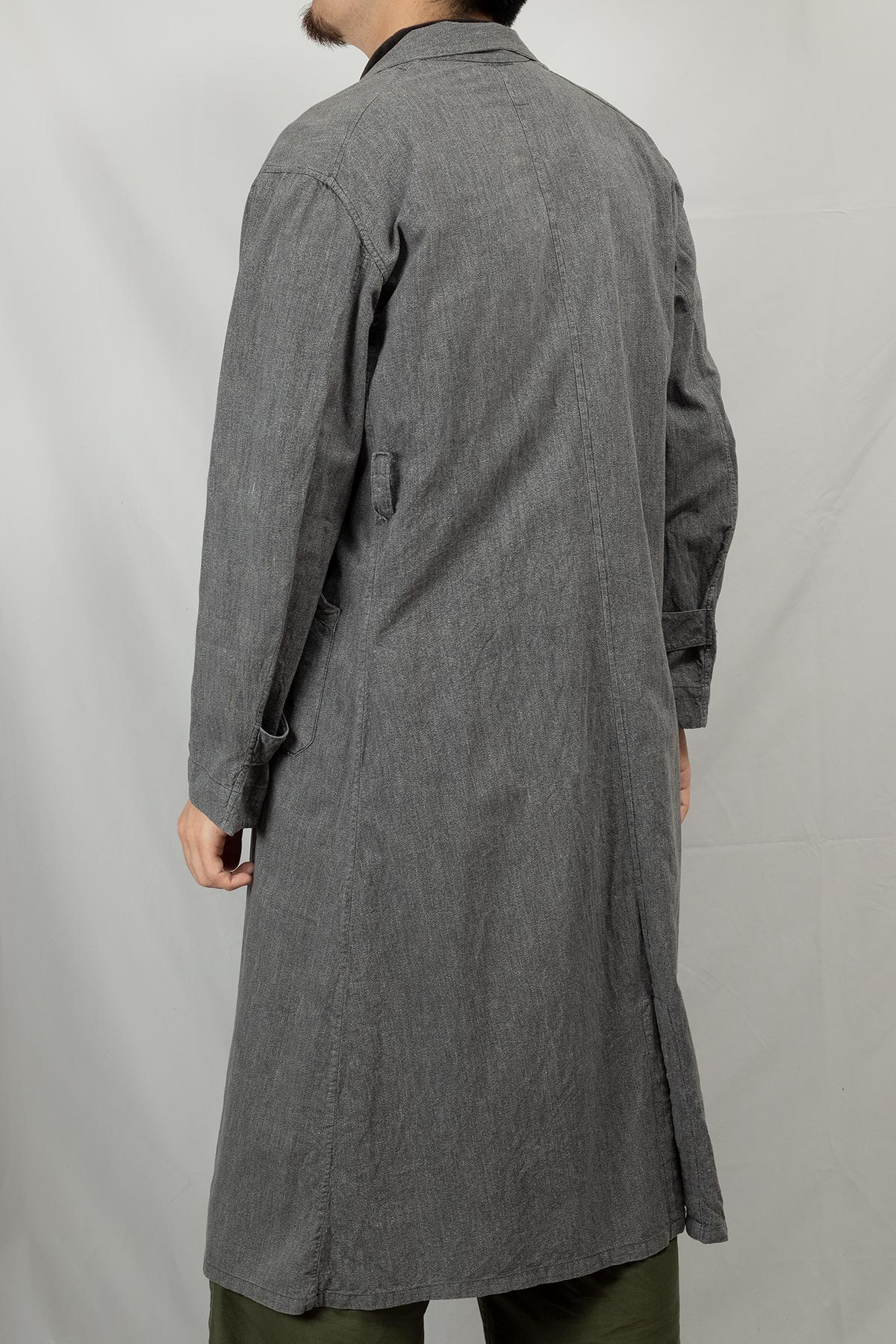 在庫限り】50s Black Chambray Atelier Coat | ヨーロッパ古着の57 Rue