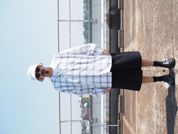 COOTIE PRODUCTIONS / T/C Sucker Ombre Check L/S Shirt 通販 正規代理店