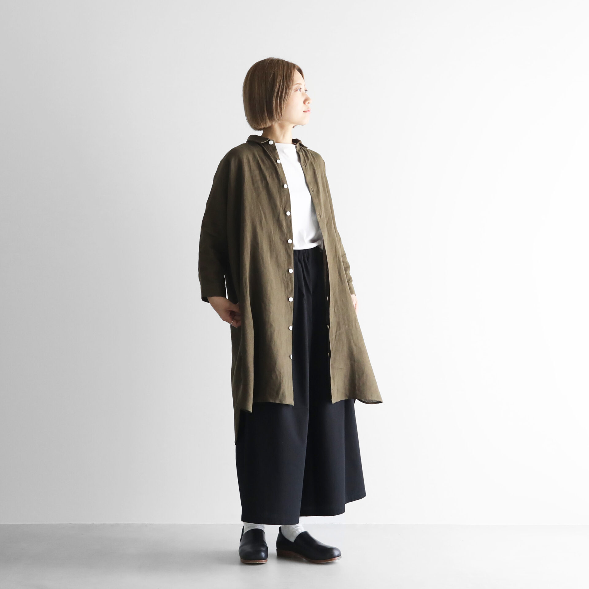 シャトルリネンロングシャツ【ユニセックス】004をリリースしました